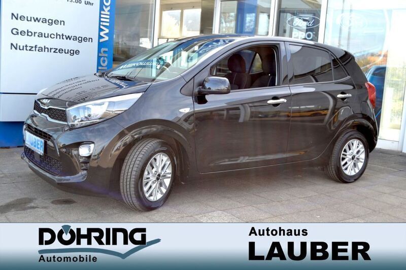 Aurora black (metallic) Gebraucht 2024 Kia Picanto Vision Kleinwagen | 14.940 € - Bild 1/4