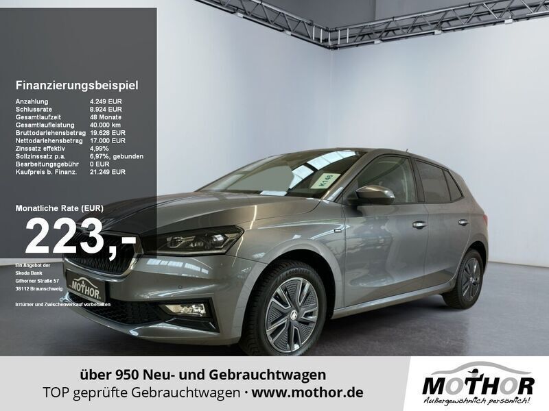Graphite grau Gebraucht 2024 Skoda Fabia Drive Kleinwagen | 20.604 € (Guter Preis) - Bild 1/4