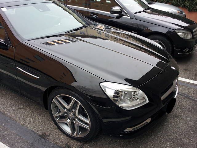 Gebraucht Mercedes SLK250 204 PS (150 kW) 2013 Schwarz metallic Cabrio