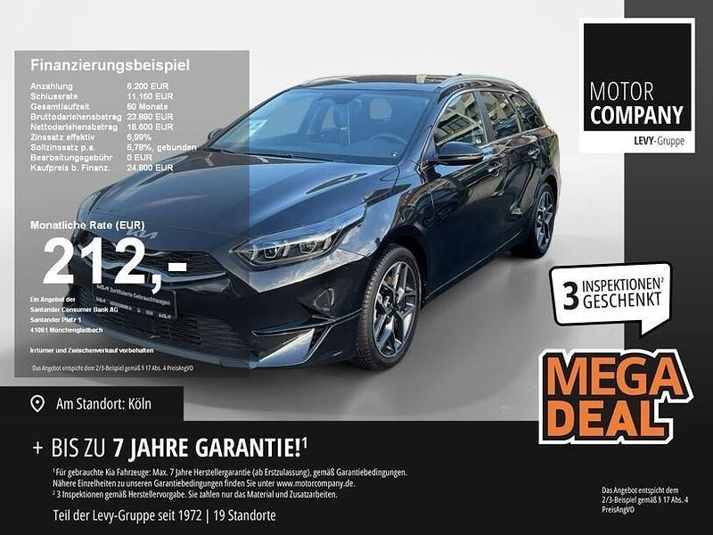 Gebraucht Kia Ceed Sportswagon Spirit 140 PS (102 kW) 2025 (1k) zilinaschwarz met. Kombi