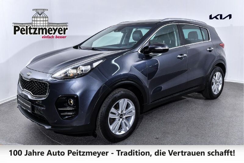 Grau Gebraucht 2018 Kia Sportage DREAM-TEAM Edition SUV | 17.990 € (Etwas zu teuer) - Bild 1/4