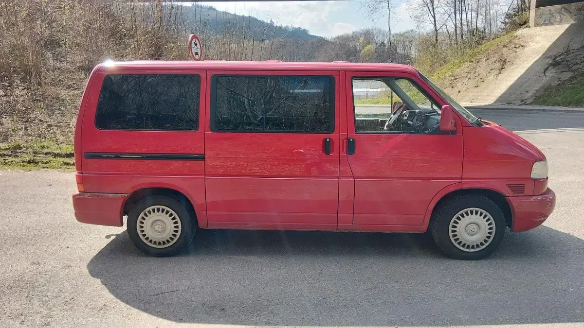 Usata VW T4 102 CV (75 kW) 1999 Rosso Furgone