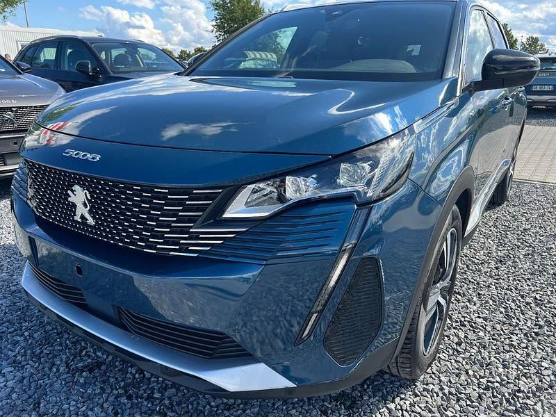 Blau Gebraucht 2021 Peugeot 5008 GT-line Van / Kleinbus | 17.400 € (Fairer Preis) - Bild 1/4