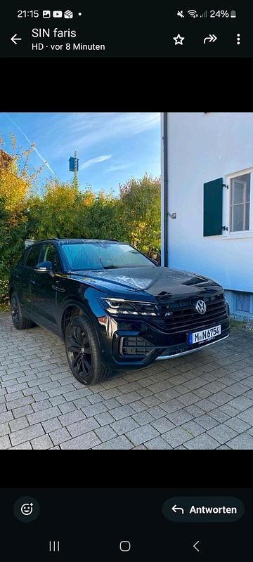 Gebraucht VW Touareg R-line 286 PS (210 kW) 2020 Schwarz SUV
