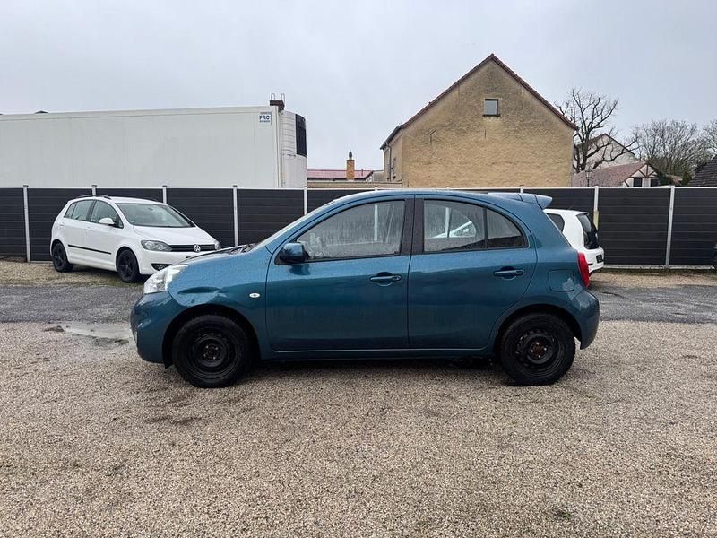Gebraucht Nissan Micra Acenta 98 PS (72 kW) 2014 Blau Kleinwagen