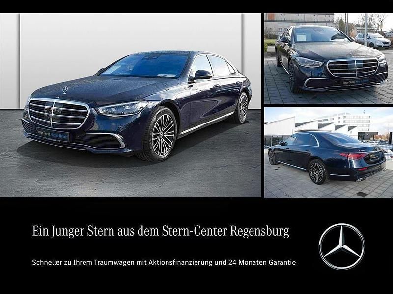 Metalliclack nautikblau Gebraucht 2024 Mercedes S580 Limousine | 92.890 € (Superpreis) - Bild 1/4