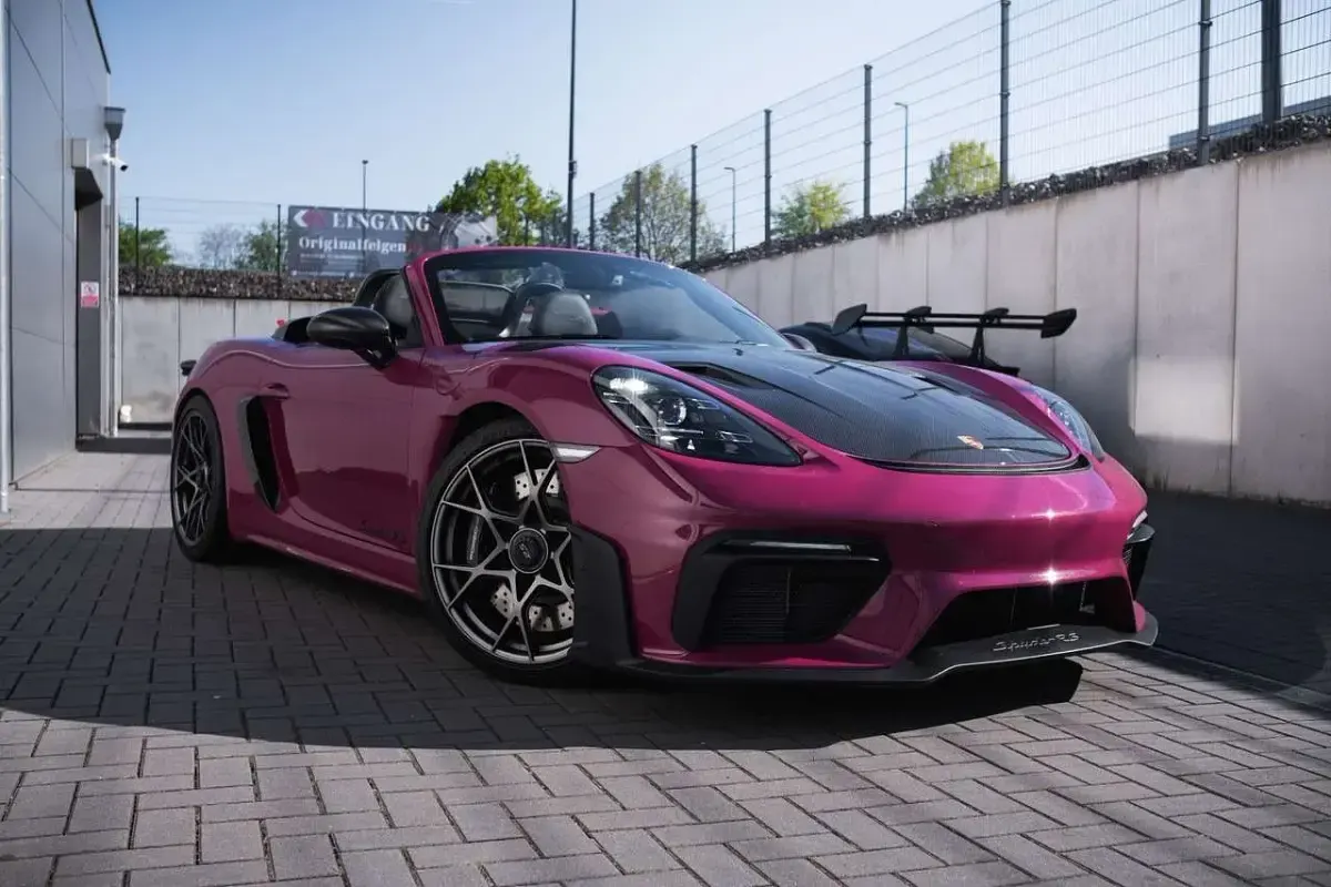 Neu Porsche 718 Boxster 500 PS (367 kW) 2025 Sternrubin neo Cabrio