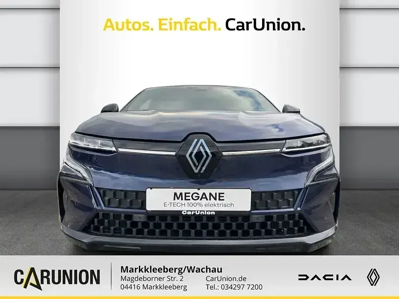 Używany Renault Megane E-Tech Techno 161 kW (220 KM) 2024 Niebieski Sedan/Limuzyna