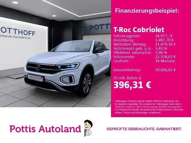 Gebraucht VW T-Roc Cabriolet 150 PS (110 kW) 2025 Cabrio