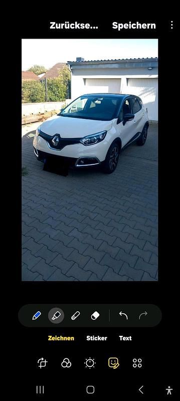 Weiß Gebraucht 2014 Renault Captur Luxe SUV | 9.400 € (Fairer Preis) - Bild 1/4