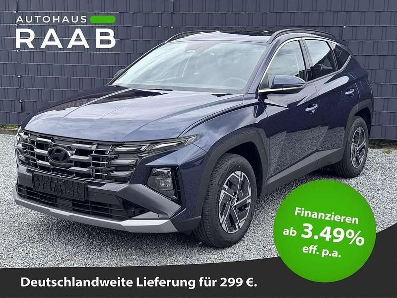 Sailing blue pearl Neu 2025 Hyundai Tucson SUV | 30.490 € (Superpreis) - Bild 1/4