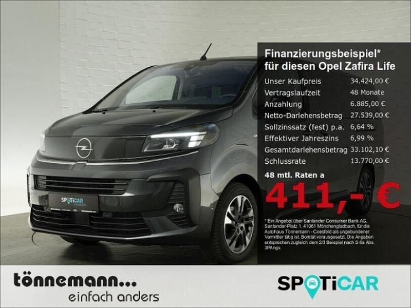 Grau Gebraucht 2024 Opel Zafira Life Edition Van | 34.424 € (Superpreis) - Bild 1/4