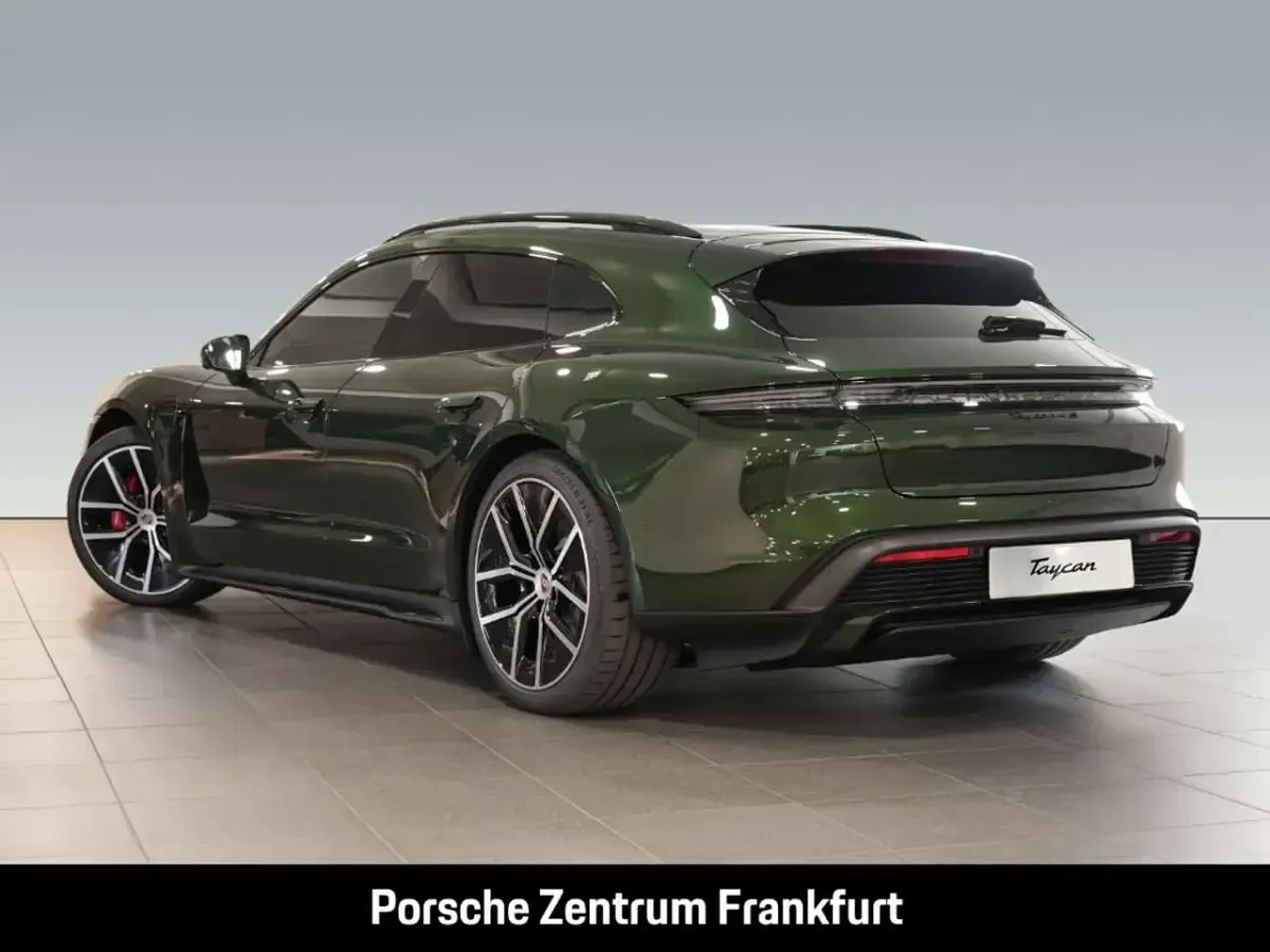Neu Porsche Taycan Black Edition 439 kW (598 PS) 2026 Oakgrünmetallic neo Kombi