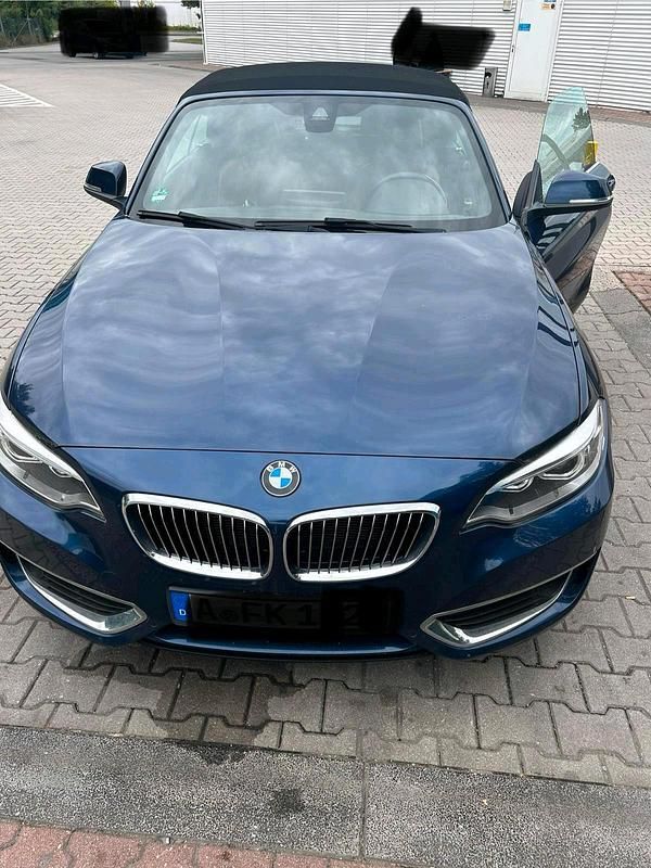 Blau Gebraucht 2016 BMW 225 Luxury Line Cabrio | 13.000 € (Superpreis) - Bild 1/4