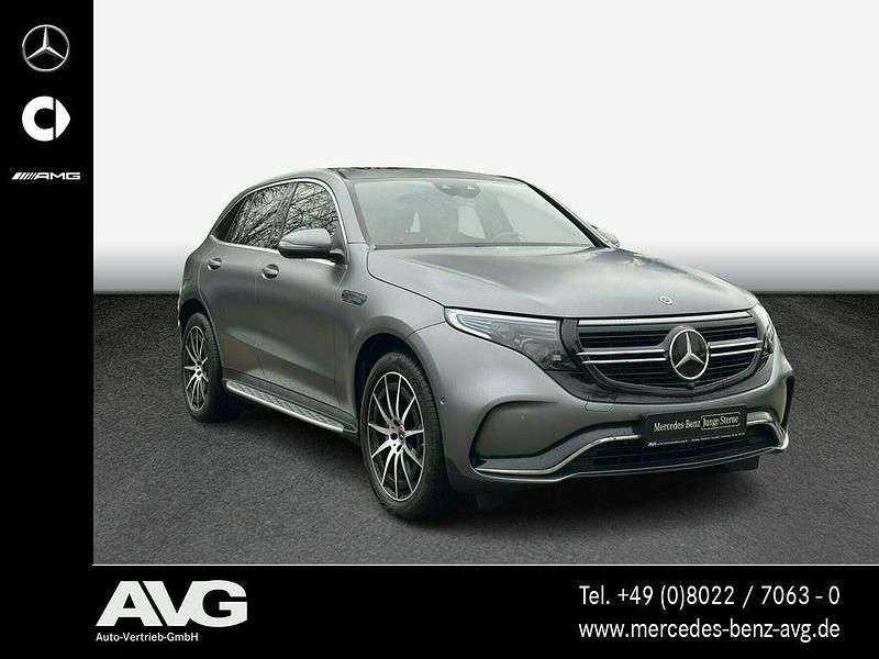 Gebraucht Mercedes EQC400 AMG line 300 kW (408 PS) 2020 Designo selenitgrau magno SUV