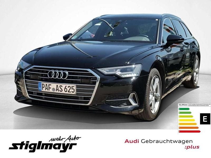 Brillantschwarz Gebraucht 2023 Audi A6 Sport Kombi | 38.880 € (Guter Preis) - Bild 1/4