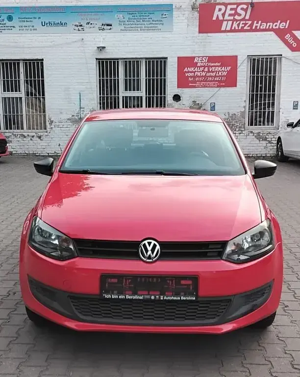 Gebraucht VW Polo Trendline 60 PS (44 kW) 2009 Rot Kleinwagen