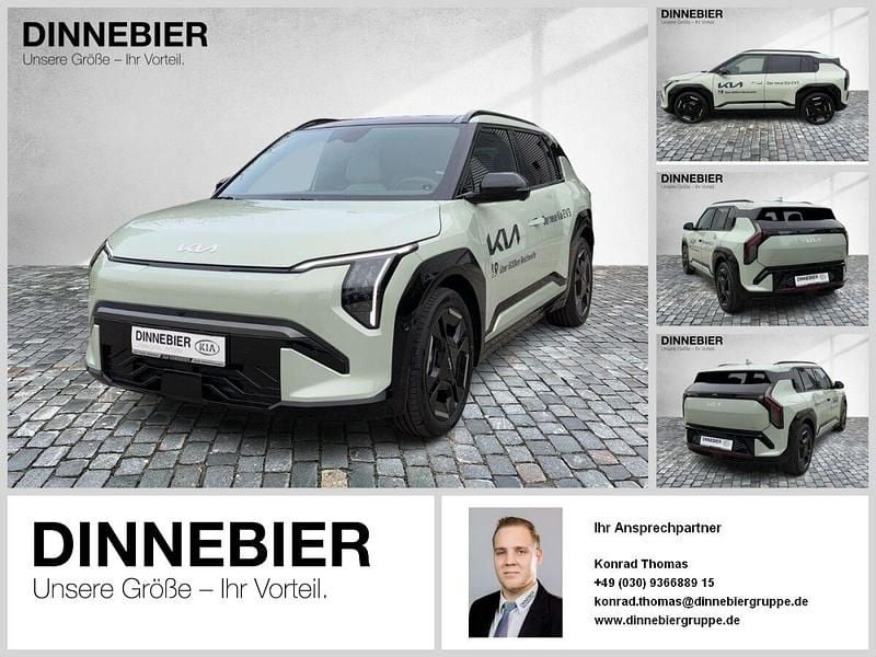 Grün (metallic) Gebraucht 2024 Kia EV3 GT-Line SUV | 43.880 € (Guter Preis) - Bild 1/4
