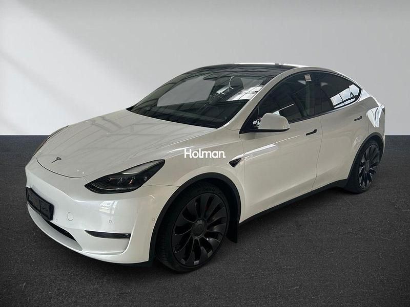 Weiß Gebraucht 2022 Tesla Model Y Performance SUV | 35.105 € (Guter Preis) - Bild 1/4