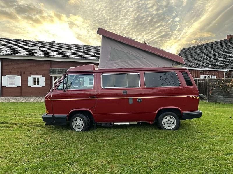 Rot Gebraucht 1989 VW T3 California Van | 28.000 € - Bild 1/4