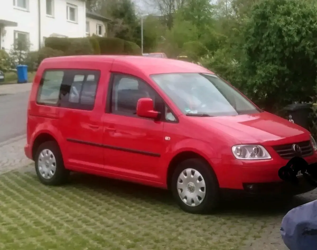 Usado VW Caddy 105 HP (77 kW) 2008 Vermelho Monovolume