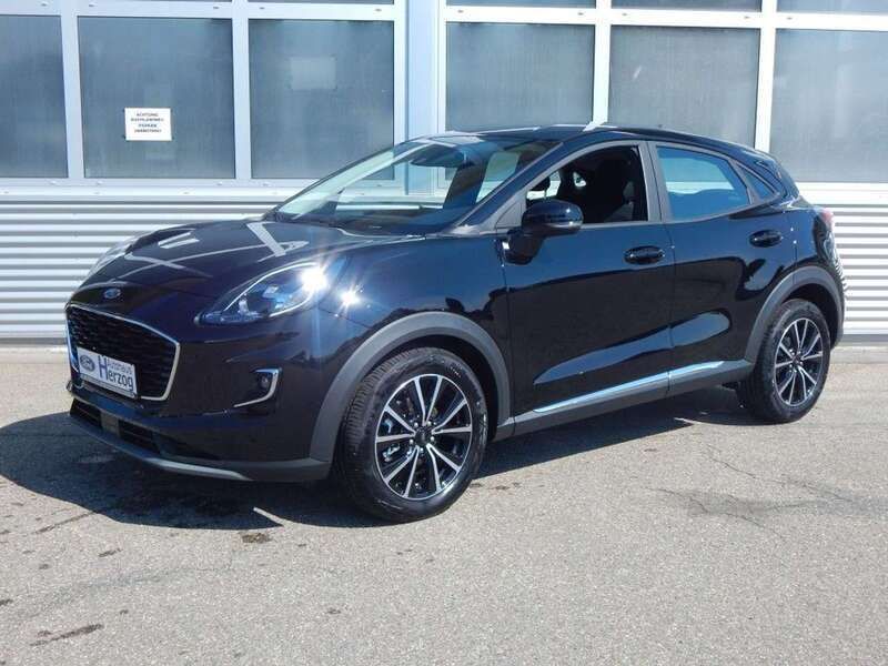 Agate black metallic Neu 2024 Ford Puma Titanium SUV | 22.990 € (Superpreis) - Bild 1/4