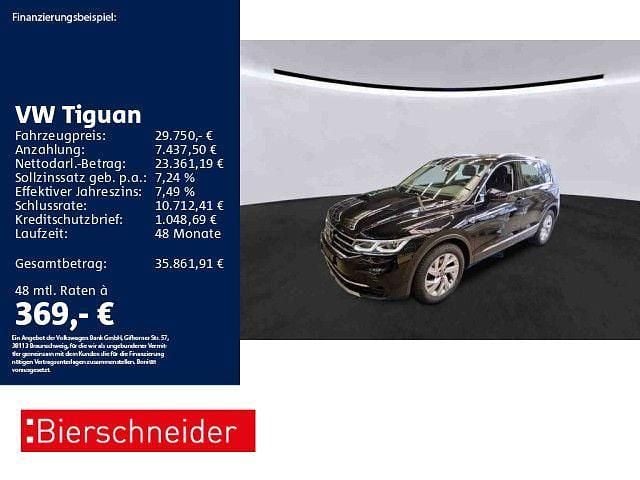 Gebraucht VW Tiguan Elegance 150 PS (110 kW) 2022 Schwarz SUV