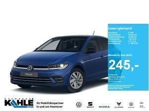 Neu VW Polo Style 95 PS (69 kW) 2026 Schwarz (reef blue / schwarz) Kleinwagen