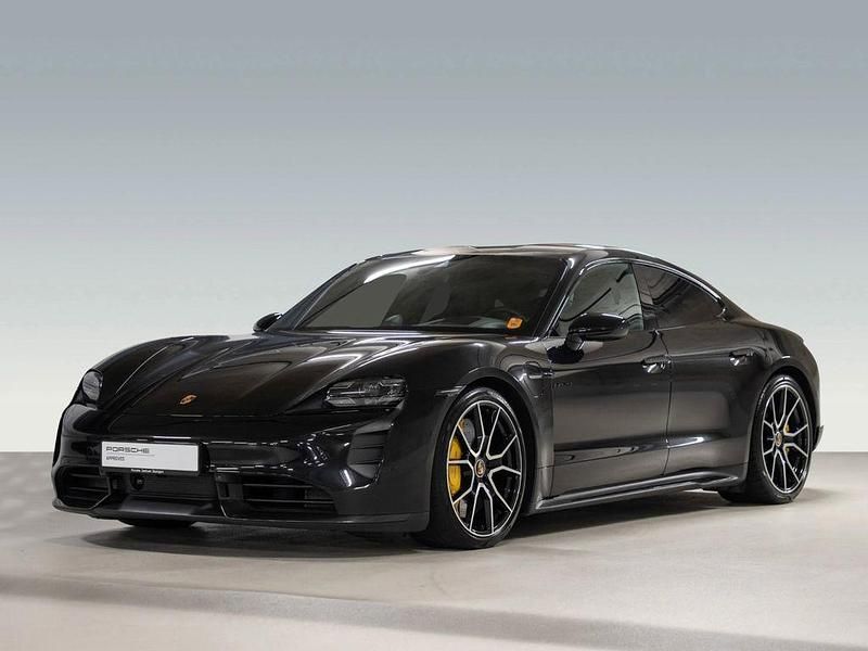 Schwarz Gebraucht 2022 Porsche Taycan Turbo S Limousine | 96.400 € (Fairer Preis) - Bild 1/4
