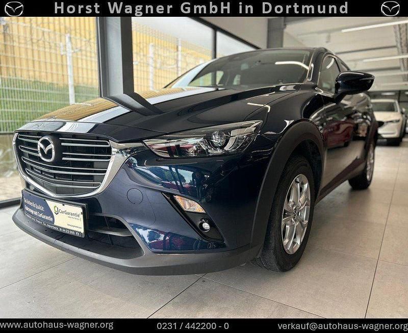Blau Gebraucht 2021 Mazda CX-3 Selection SUV | 18.929 € (Fairer Preis) - Bild 1/3