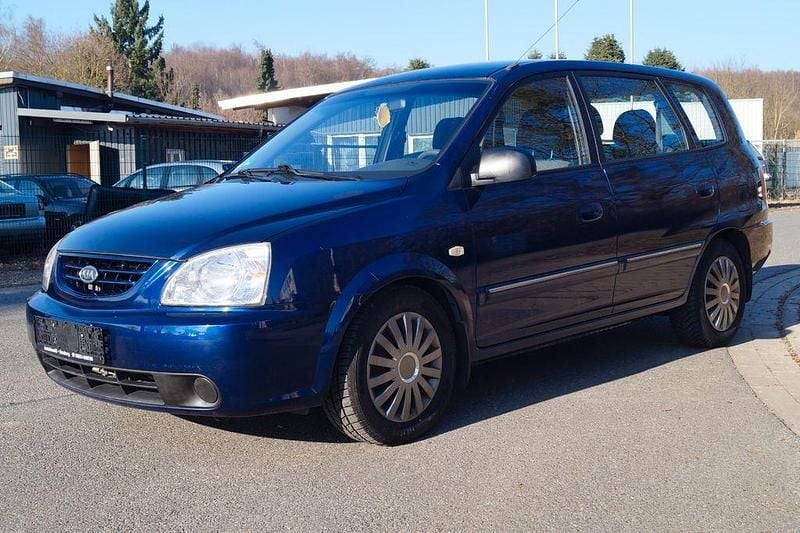 Gebraucht Kia Carens LX 140 PS (102 kW) 2006 Blau Van / Kleinbus