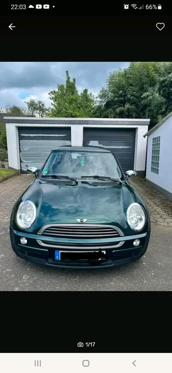 Usata Mini ONE 90 CV (66 kW) 2003 Verde Utilitaria