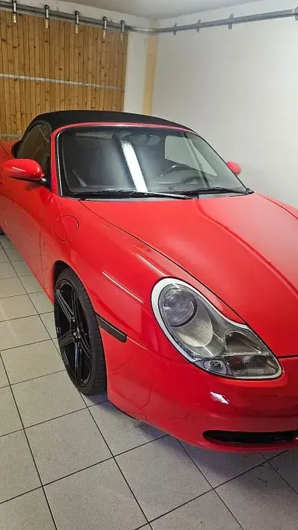 Gebraucht Porsche Boxster 228 PS (167 kW) 2001 Rot Cabrio