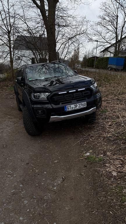 Schwarz Gebraucht 2022 Ford Ranger Wildtrack Abholung | 37.500 € (Guter Preis) - Bild 1/4