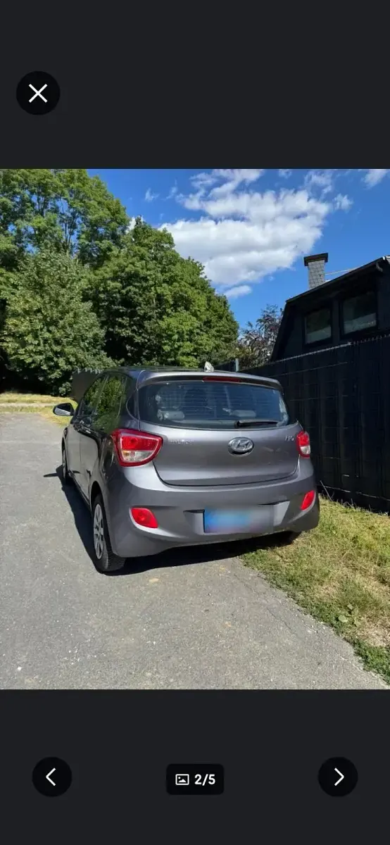 Gebraucht Hyundai i10 Classic 67 PS (49 kW) 2015 Grau Kleinwagen