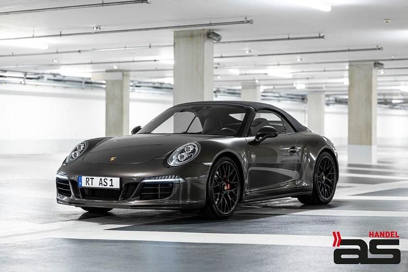Anthrazitbraunmetallic Gebraucht 2015 Porsche 991 Cabrio | 129.890 € - Bild 1/4