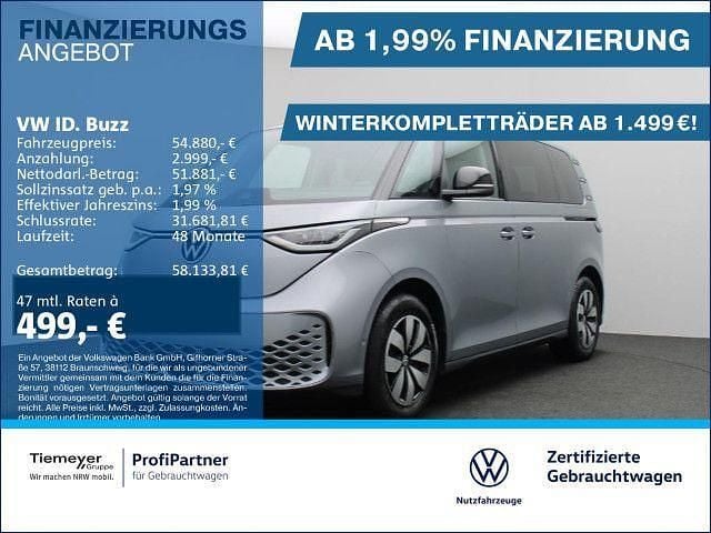 Blau Gebraucht 2025 VW ID. Buzz Pro Van / Kleinbus | 54.880 € (Superpreis) - Bild 1/4