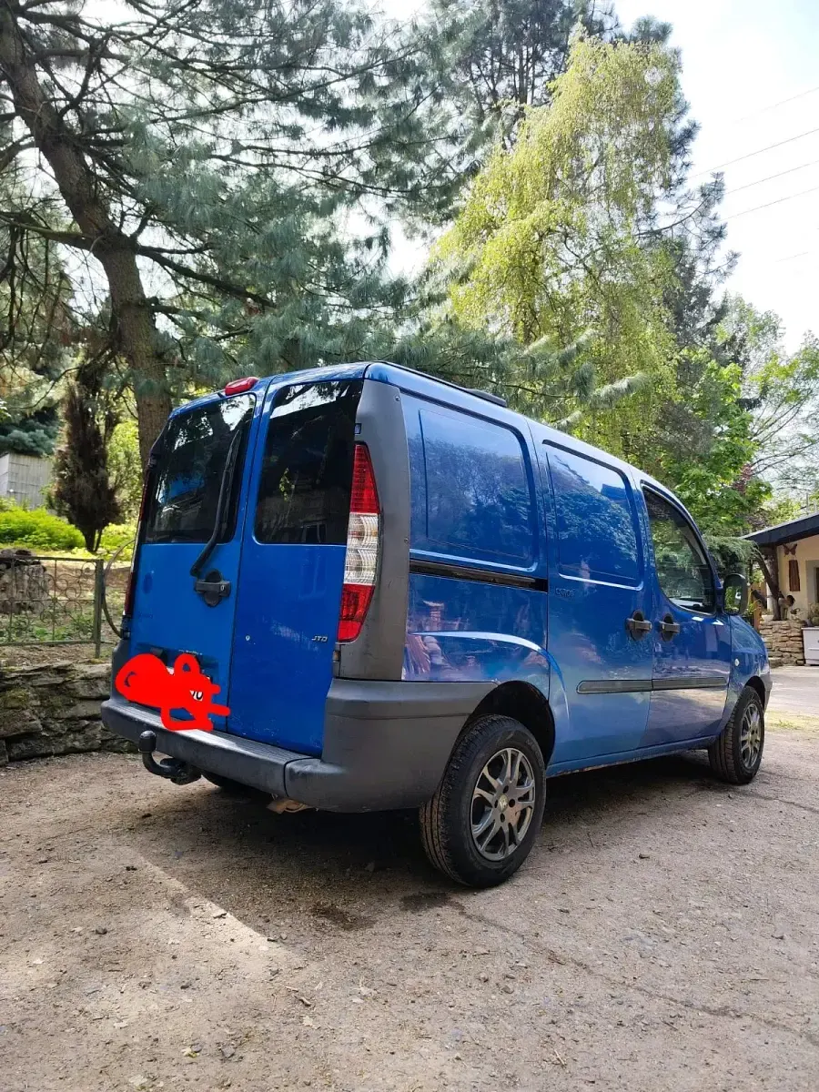 Gebraucht Fiat Doblò 101 PS (74 kW) 2004 Blau Van / Kleinbus