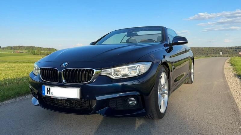 Blau Gebraucht 2016 BMW 430 Cabriolet M Sport Cabrio | 24.999 € (Fairer Preis) - Bild 1/4