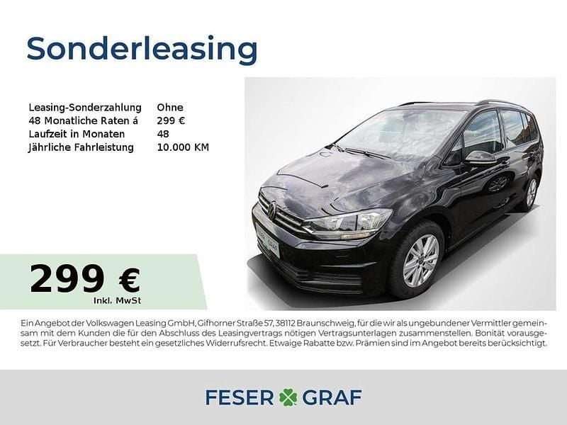 Deep black perleffekt Gebraucht 2024 VW Touran Comfortline Van / Kleinbus | 30.450 € (Guter Preis) - Bild 1/2