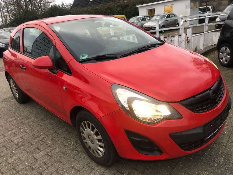 Rot Gebraucht 2014 Opel Corsa Edition Limousine | 3.700 € (Fairer Preis) - Bild 1/4