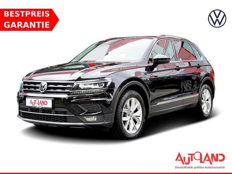 Schwarz Gebraucht 2021 VW Tiguan Allspace Highline SUV | 27.950 € (Superpreis) - Bild 1/4
