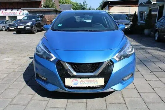 Gebraucht Nissan Micra N-Way 71 PS (52 kW) 2018 Powerblue (metallic) Kleinwagen