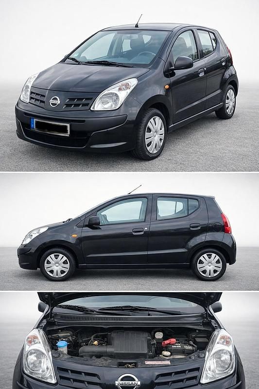 Gebraucht Nissan Pixo 68 PS (50 kW) 2011 Schwarz Kleinwagen
