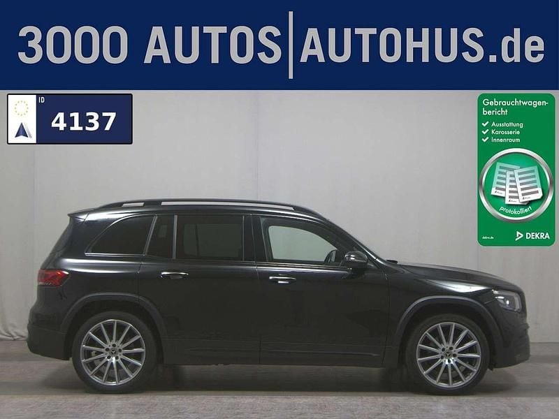 Kosmosschwarz metalliclack Gebraucht 2022 Mercedes GLB220 AMG line SUV | 28.980 € (Guter Preis) - Bild 1/4