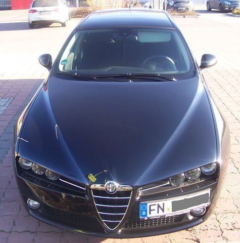 Schwarz Gebraucht 2007 Alfa Romeo 159 Distinctive Kombi | 9.300 € - Bild 1/4