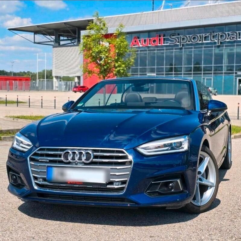 Blau Gebraucht 2017 Audi A5 Cabriolet Ambiente Cabrio | 31.800 € (Guter Preis) - Bild 1/4