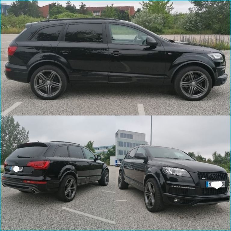Schwarz Gebraucht 2011 Audi Q7 S-Line SUV | 18.499 € (Etwas zu teuer) - Bild 1/4