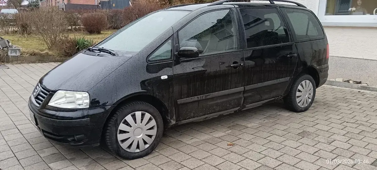 Gebraucht VW Sharan 2002 Schwarz Van / Kleinbus