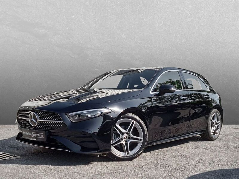Schwarz Gebraucht 2024 Mercedes A200 AMG line Limousine | 33.470 € (Fairer Preis) - Bild 1/4